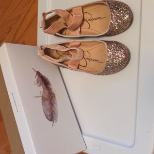 Jessica Simpson ballet flats glitter
